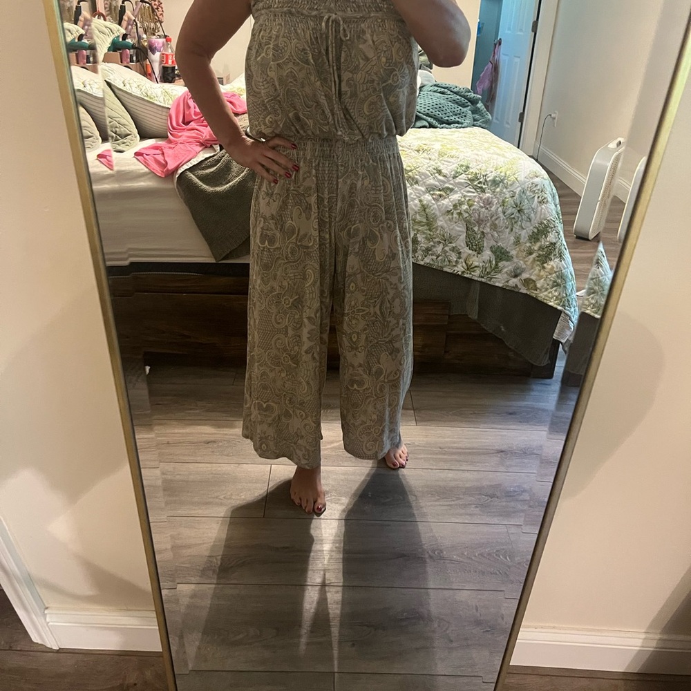 Ces Femme Elegant Gray Jumpsuit